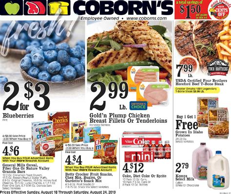 Currently browsing Coborn&39;s Weekly ad published in December with effect from 12132023. . Coborns ad this week